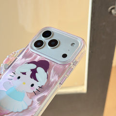 Ballet Kitty Round Edge Airbag Double-Sided Phone Case