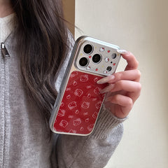 Kitty red Apple phone case