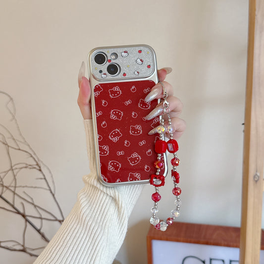 Kitty red Apple phone case