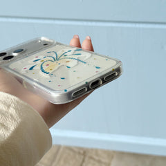 Glitter Gold Lily Phone Case