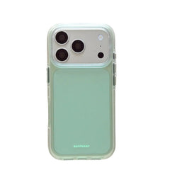 Mint green minimalist shockproof case with BAFFKKAF branding logo on a white background.
