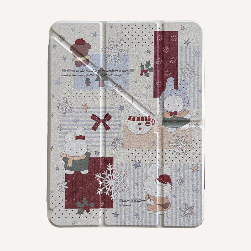 Snowman Miffy iPad Case