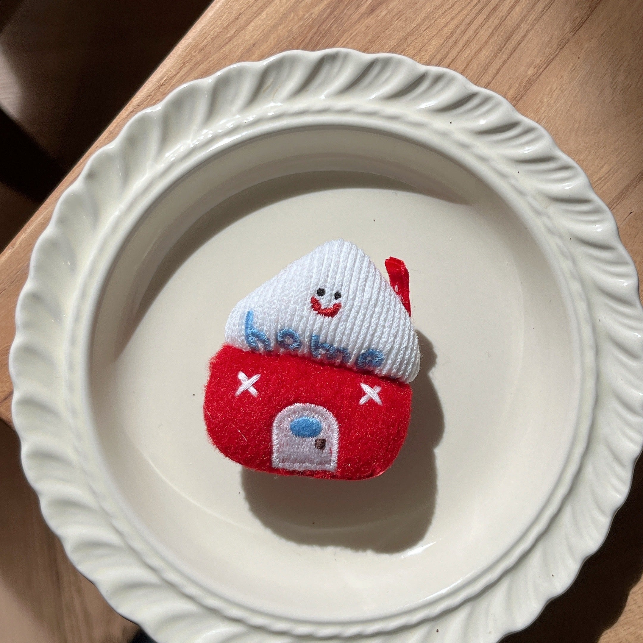 Blue-tinted winter snowman house phone case