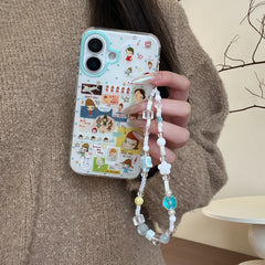 Mint Green Star Yoshitomo Nara Phone Case for iPhone 13-17 Pro Max - ArtCase