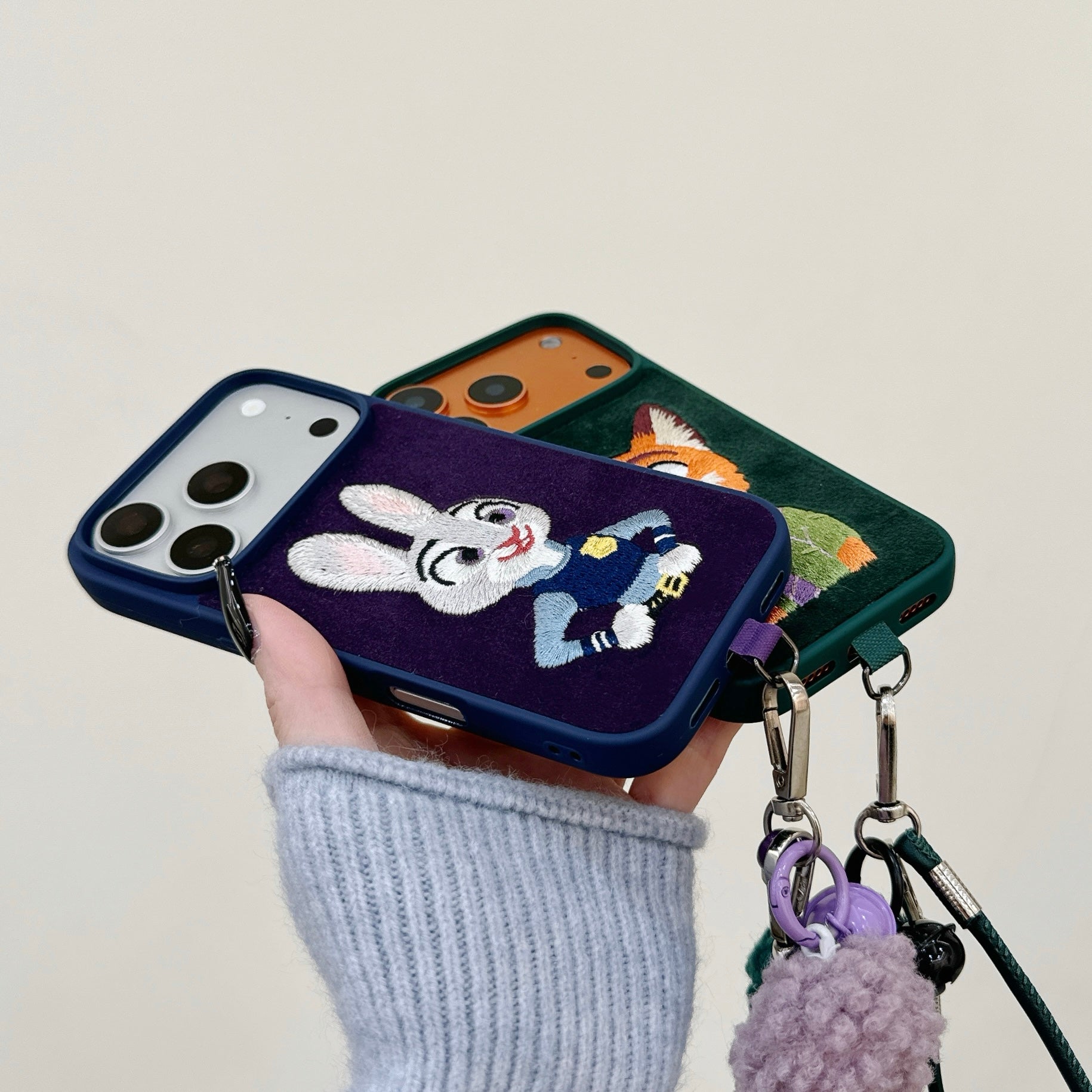 Felt Judynick Embroidered Phone Case