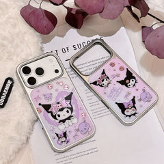 Gold-plated Kuromi phone case