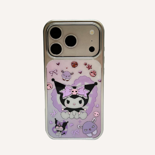 Gold-plated Kuromi phone case