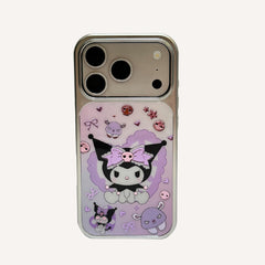 Gold-plated Kuromi phone case