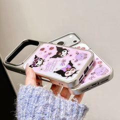 Gold-plated Kuromi phone case