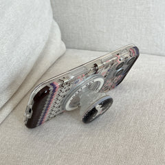 Fair Isle quicksand deer magnetic phone case