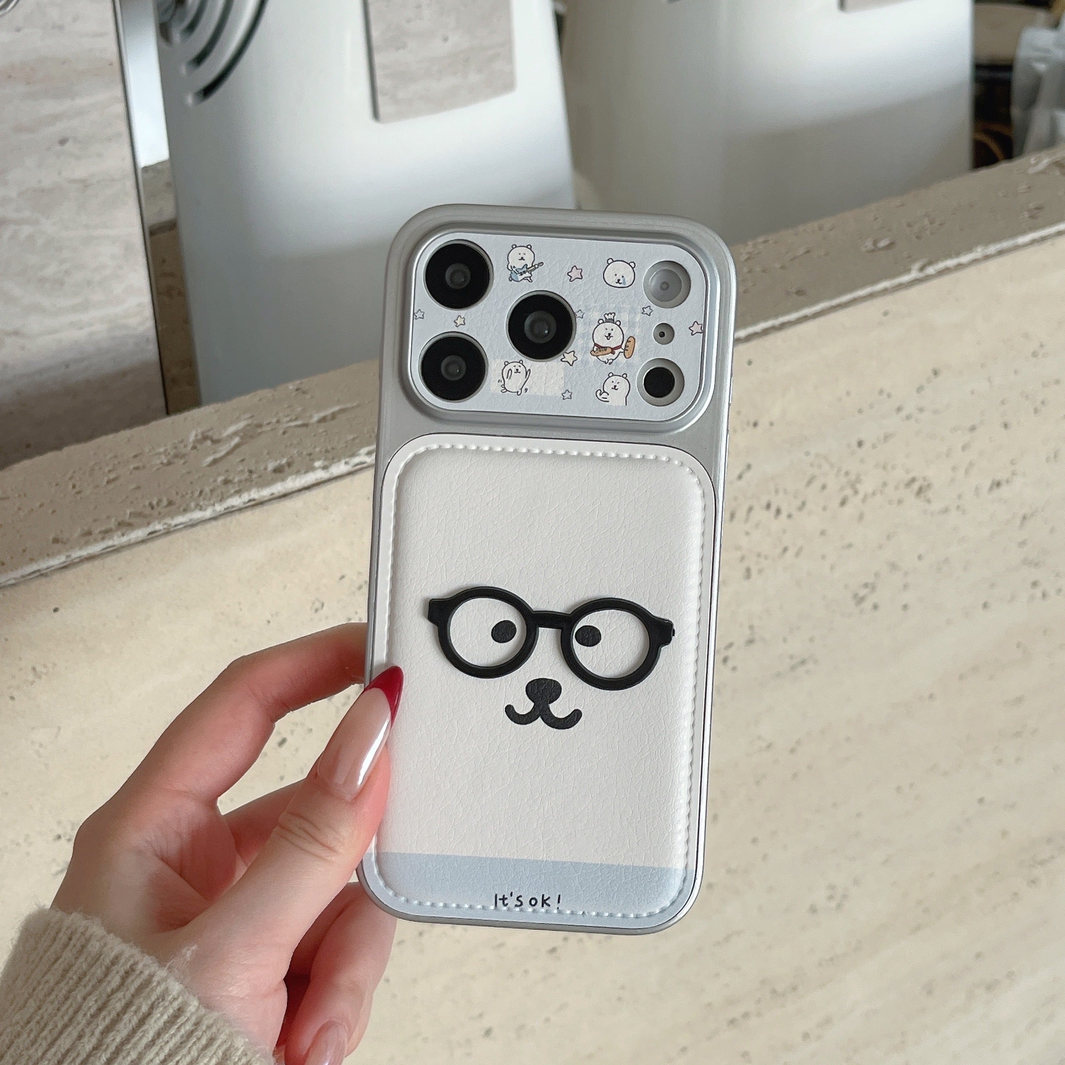 Cute Cartoon Chiikawa & Pompompurin Phone Case for iPhone 13-17 Pro Max