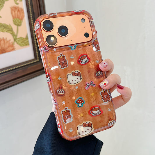 Khaki Kitty Bear Phone Case