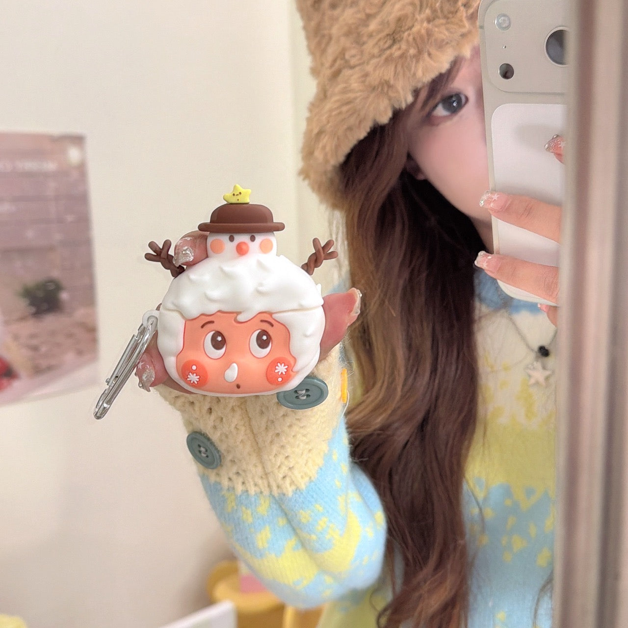 Snowman Twinkle Twinkle Silicone AirPods Earphone Cover