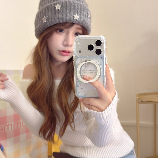 Colorful Planet 360° Integrated Stand Round Edge Phone Case