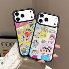 Crayon Shin-chan mirror phone case for iPhone 17 Pro