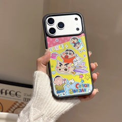 Crayon Shin-chan mirror phone case for iPhone 17 Pro