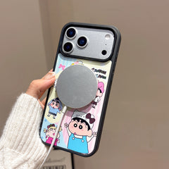Crayon Shin-chan mirror phone case for iPhone 17 Pro