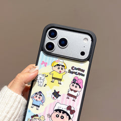 Crayon Shin-chan mirror phone case for iPhone 17 Pro