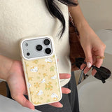 Load image into Gallery viewer, Bubble-patterned Osmanthus Kitty head phone case
