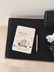 Green Apple Dachshund iPad Case