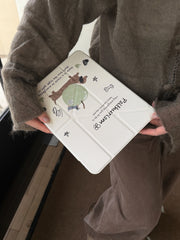 Green Apple Dachshund iPad Case