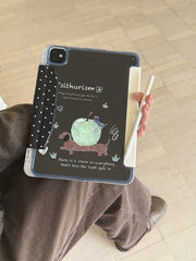 Green Apple Dachshund iPad Case