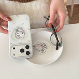 Load image into Gallery viewer, Glittery framed heart-shaped Kitty pendant