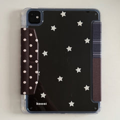 iPad Case - Fall/Winter Style with Checkered and Polka Dot Pattern