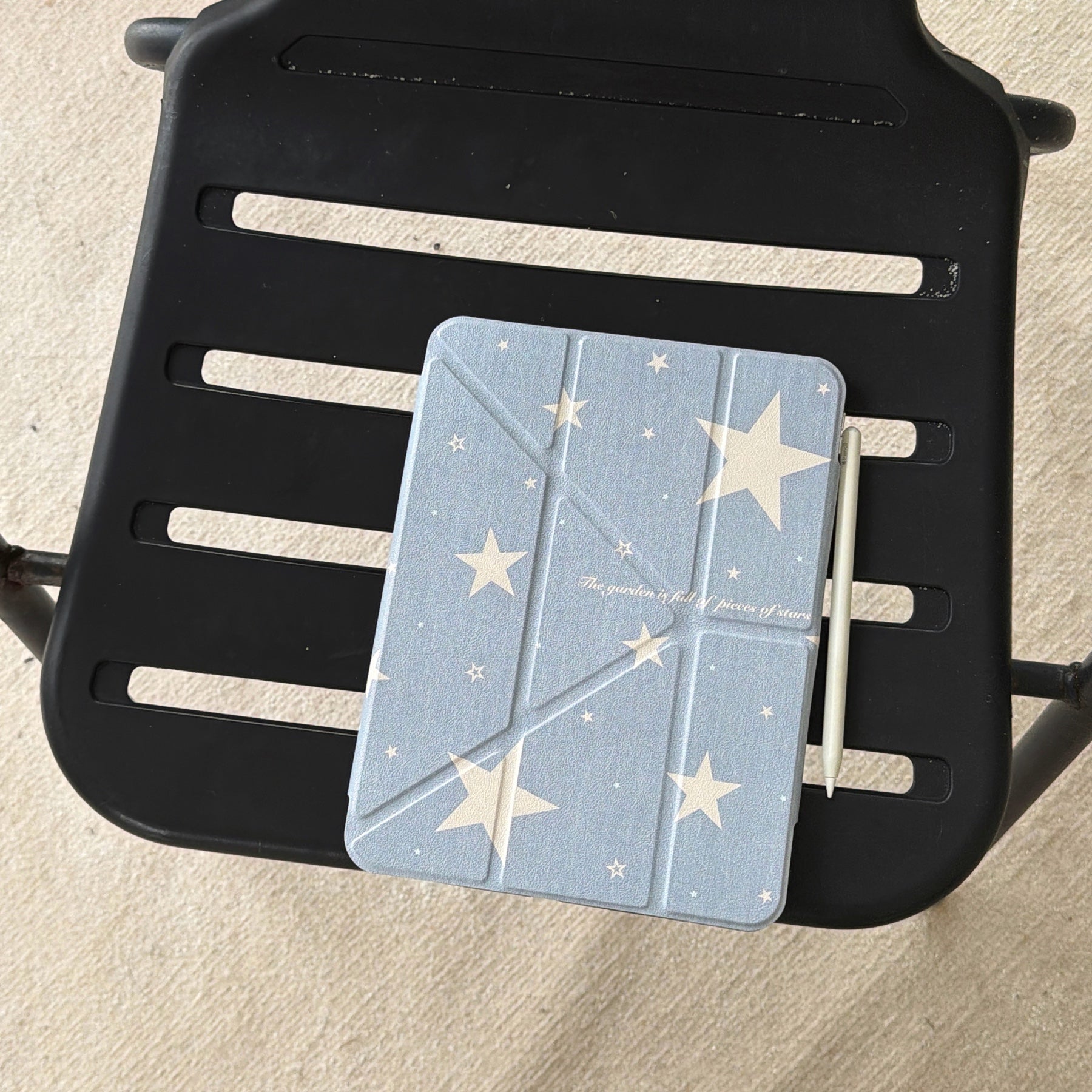 Denim Blue Star iPad Case