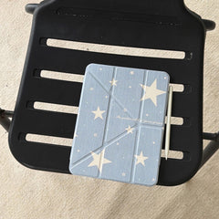 Denim Blue Star iPad Case