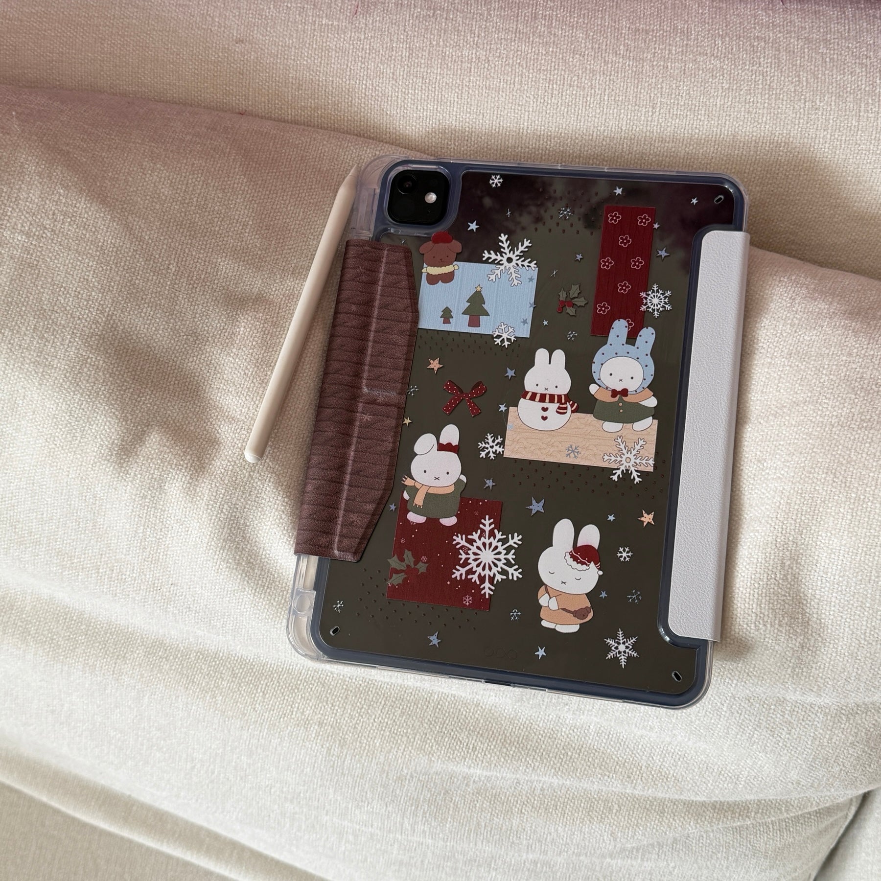 Snowman Miffy iPad Case