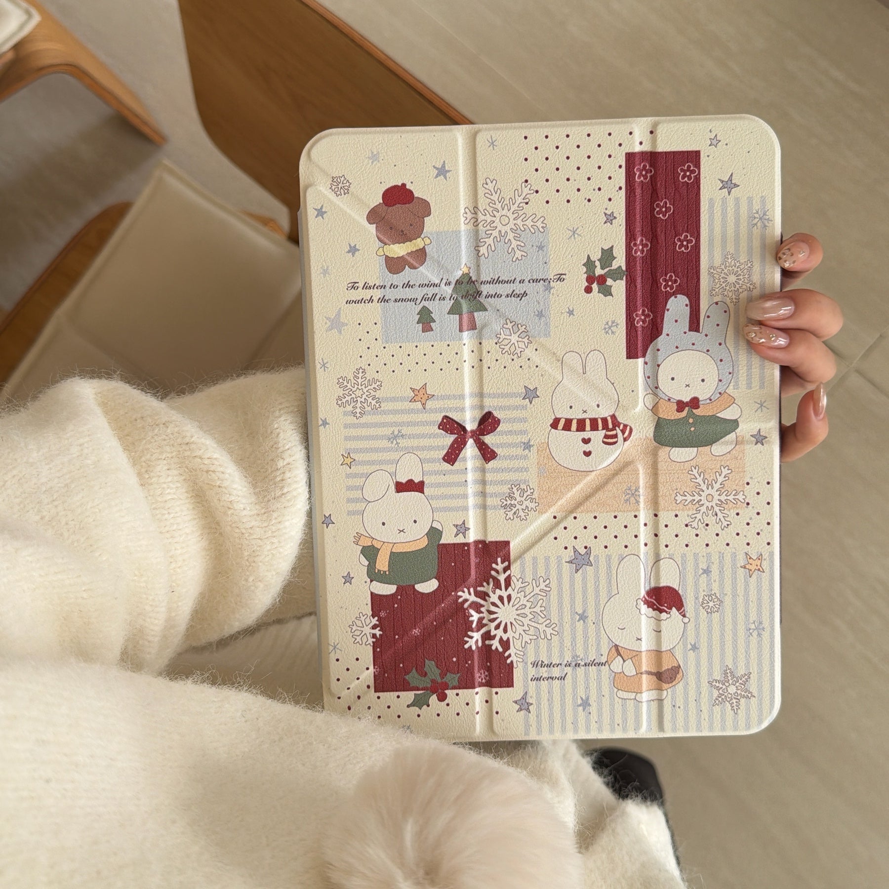Snowman Miffy iPad Case