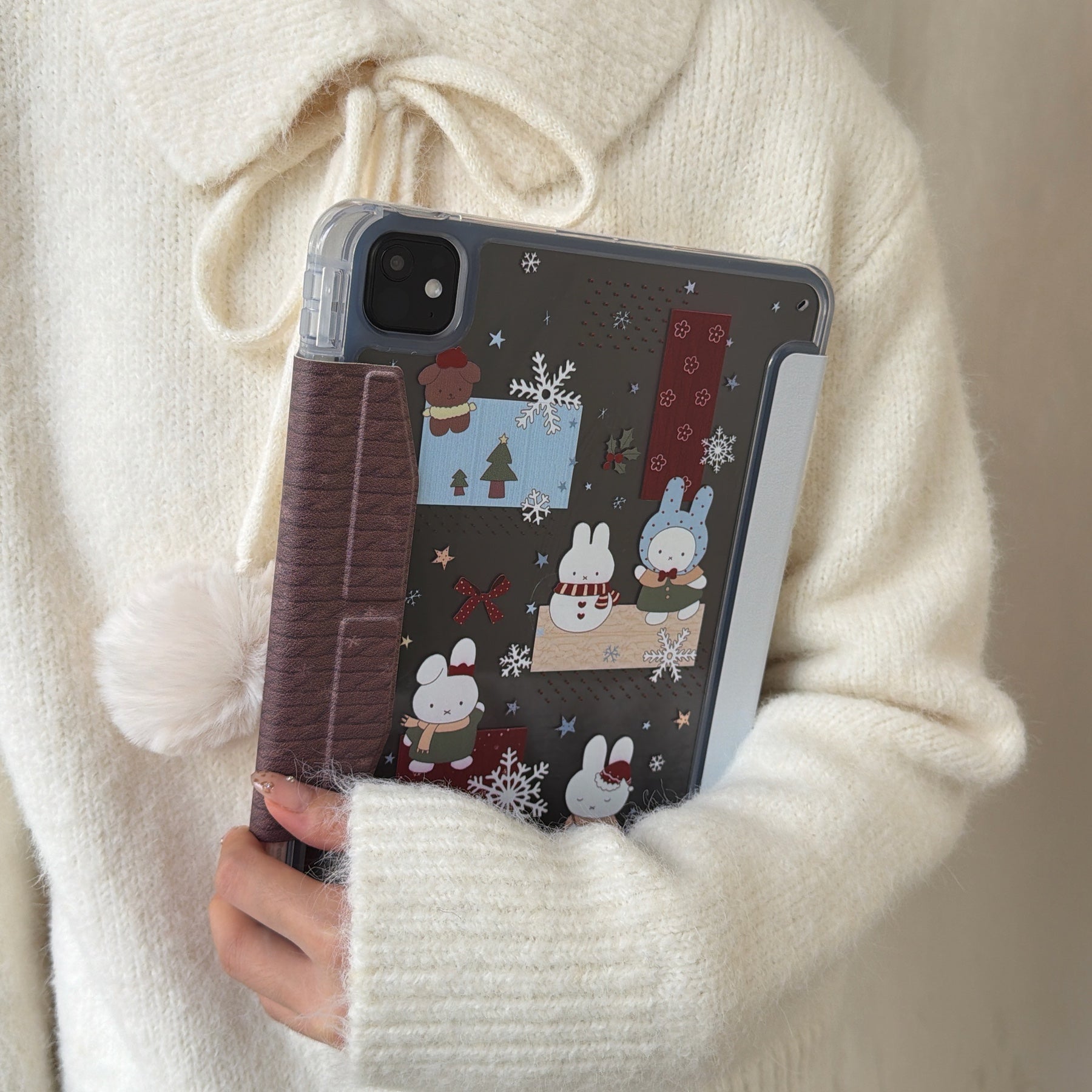 Snowman Miffy iPad Case