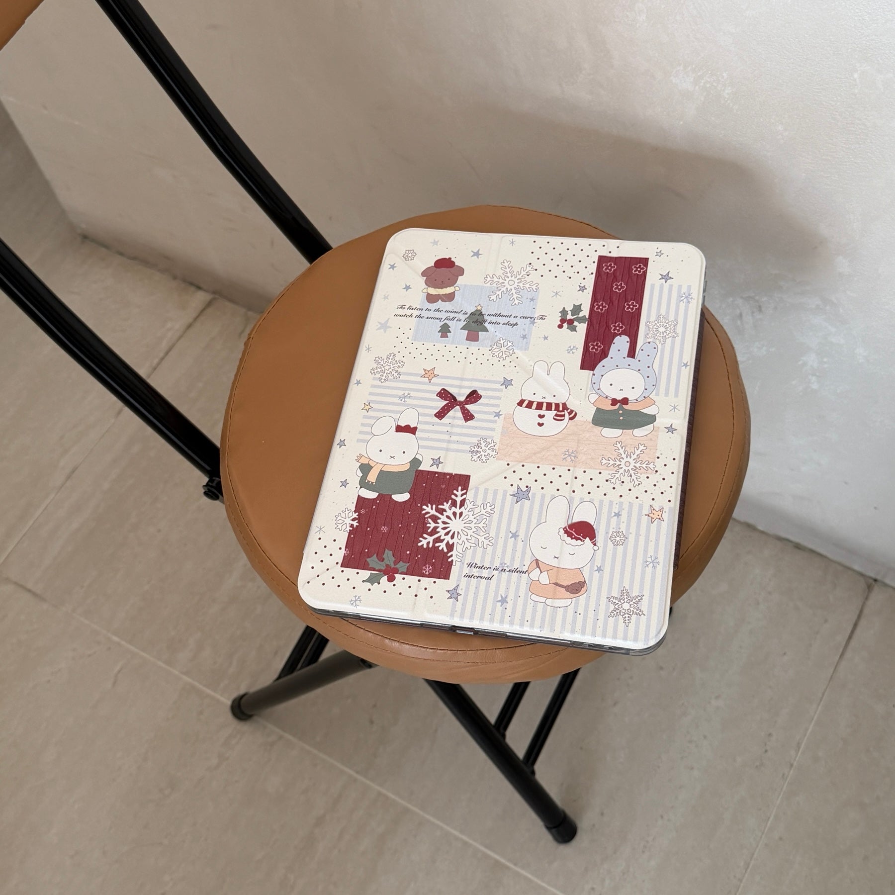 Snowman Miffy iPad Case