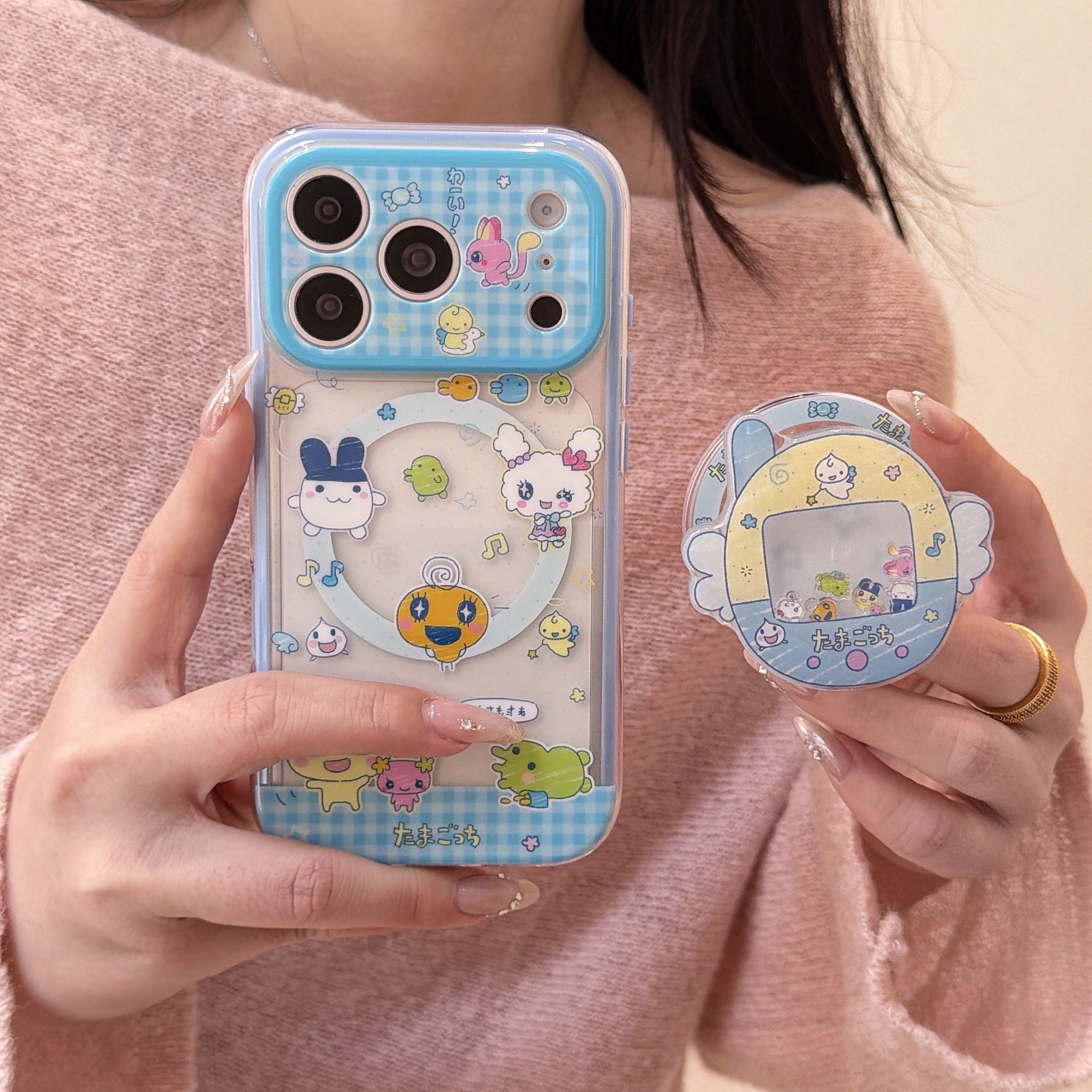 Retro Tamagotchi 2-in-1 Series: 360° Protection & MagSafe Ready for iPhone 13-17 Series | Iconic 90s Virtual Pet Aesthetic