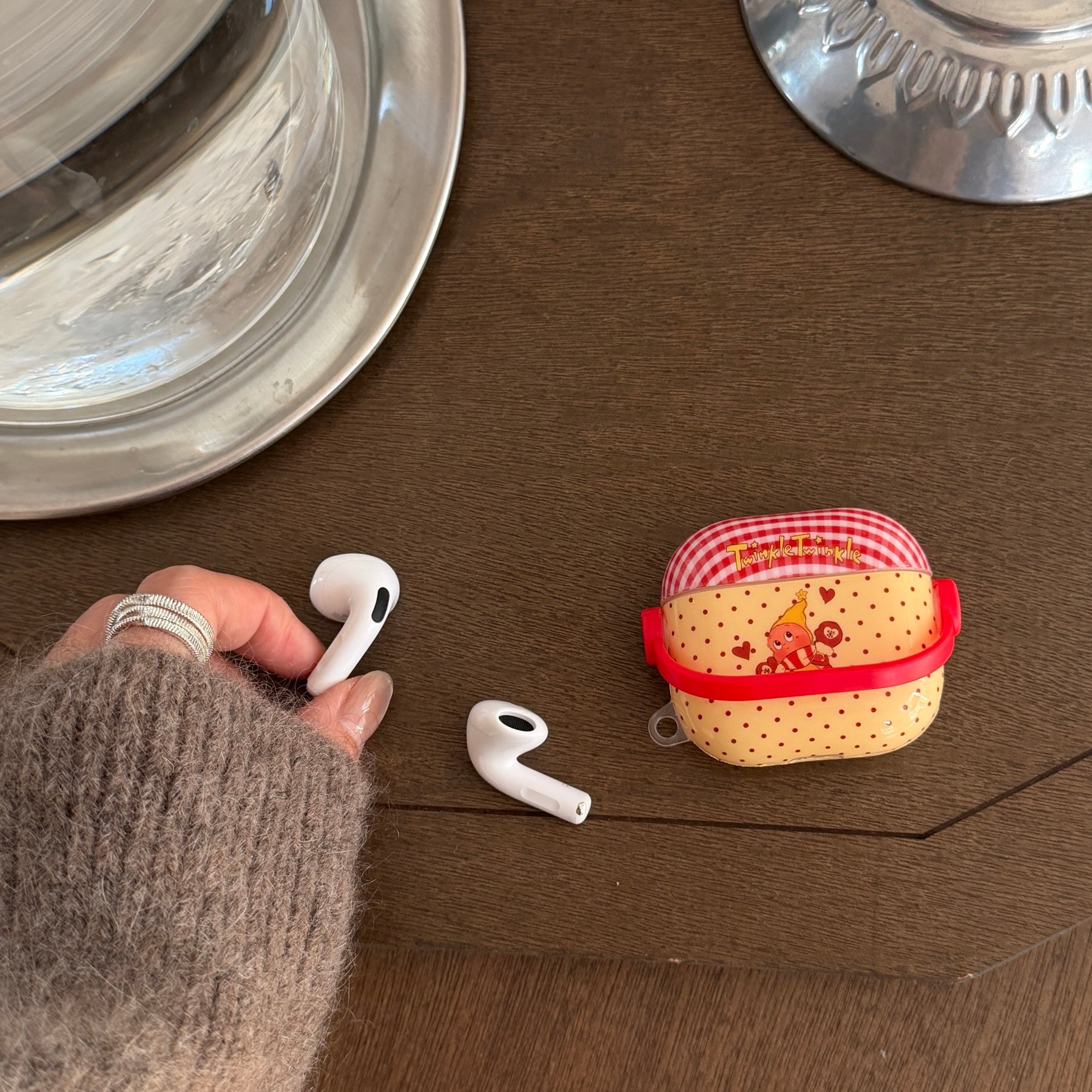 Polka Twinkle Twinkle Apple AirPods case