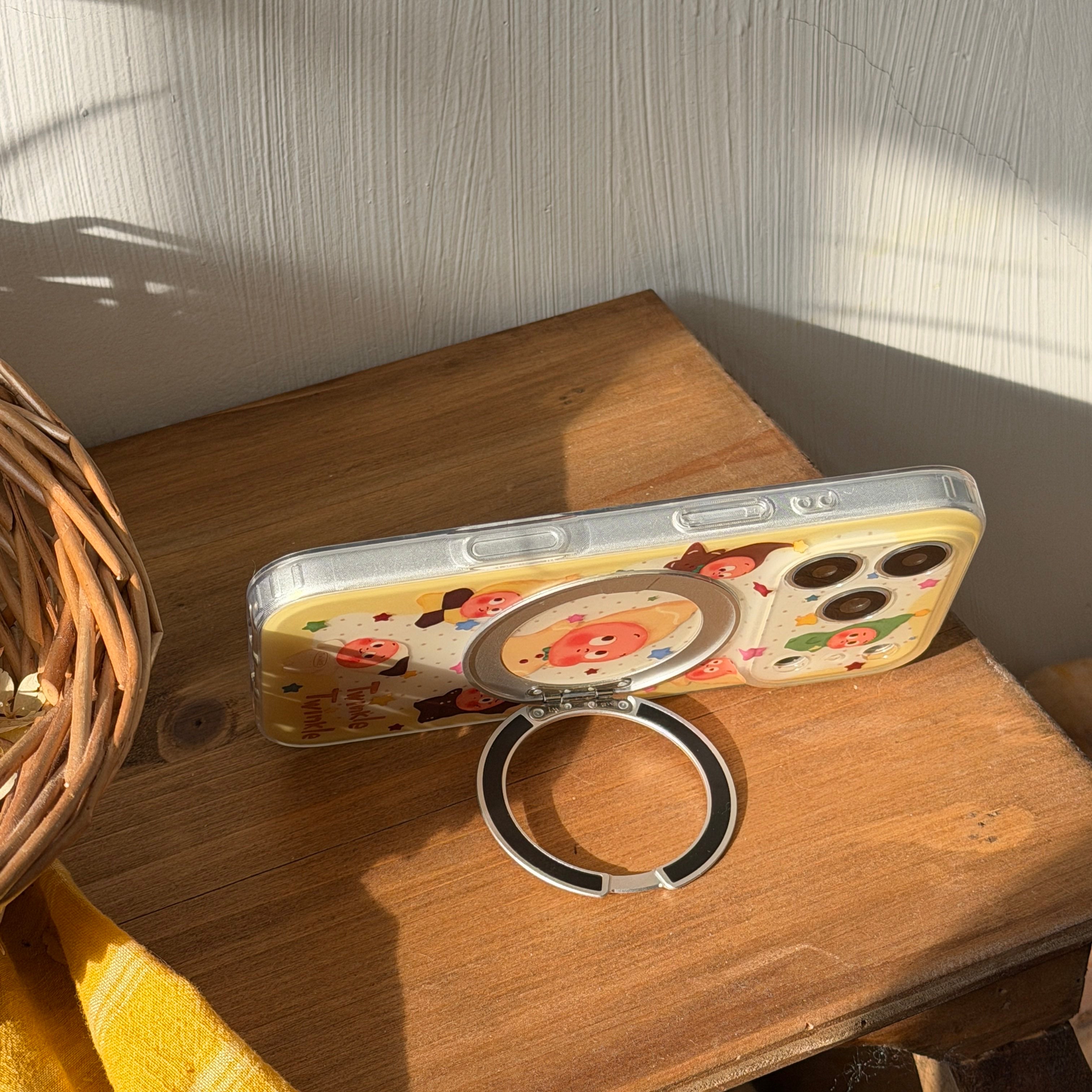 Twinkle Twinkle Apple phone case with stand