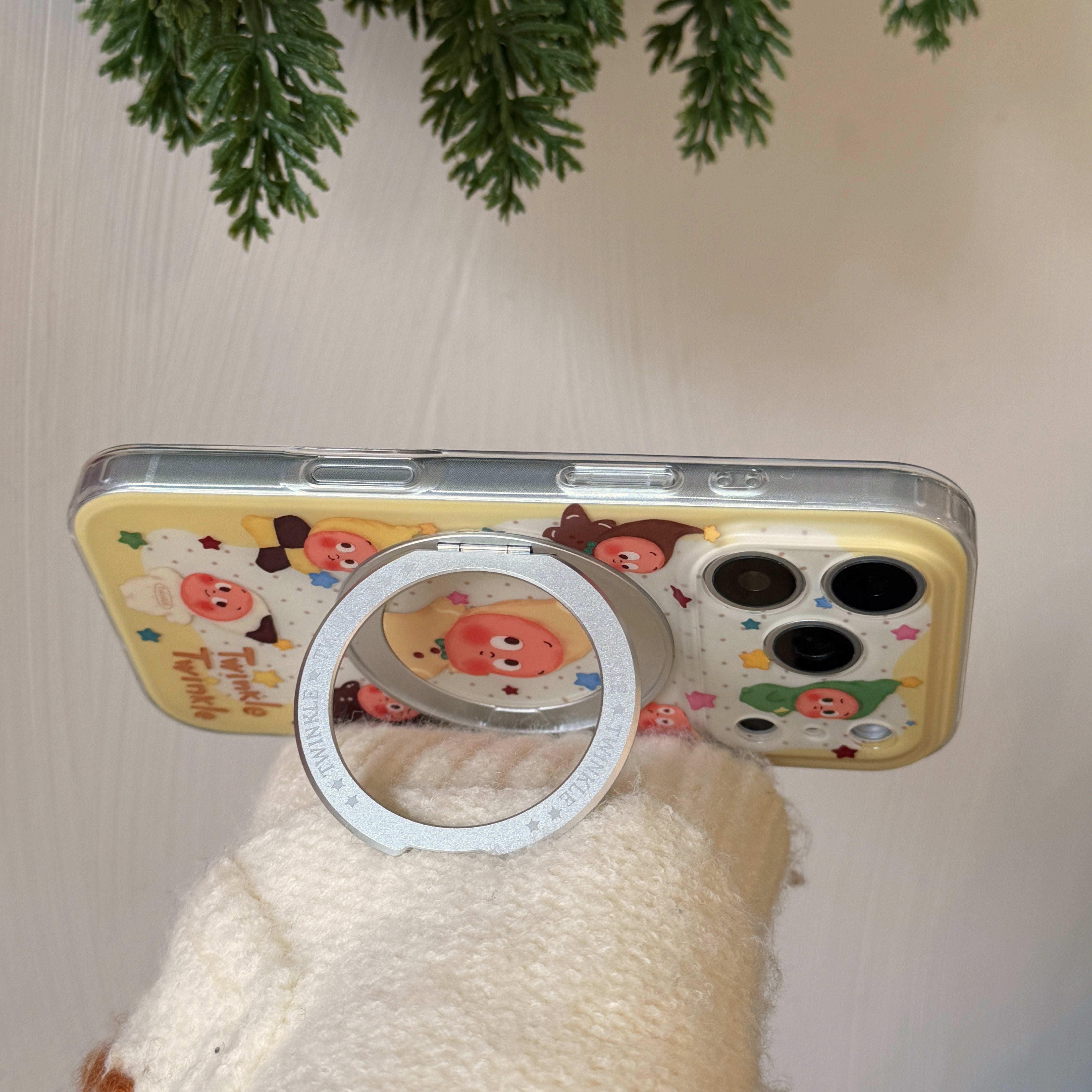 Twinkle Twinkle Apple phone case with stand