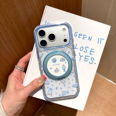 Aesthetic Ditsy Floral & Bow Protective Case: 360° Air Cushion Shockproof Series for iPhone 13-17 Series