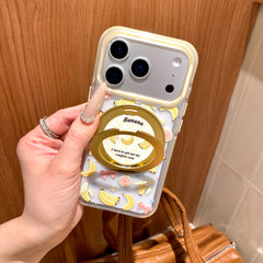 Aesthetic Mixed Fruit Pattern Case: 360° Air Cushion Shockproof Series for iPhone 13-17 Series