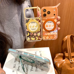 Aesthetic Mixed Fruit Pattern Case: 360° Air Cushion Shockproof Series for iPhone 13-17 Series