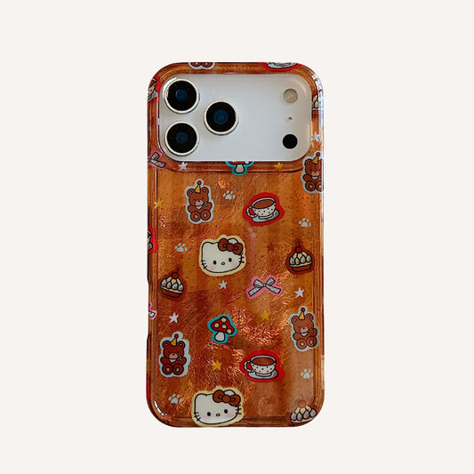 Khaki Kitty Bear Phone Case