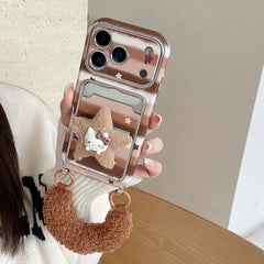 Star Kitty electroplated large window phone case