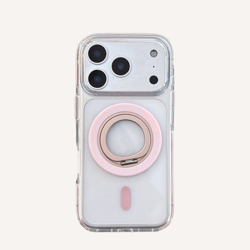 5-color magnetic + small circle 360 magnetic stand phone case