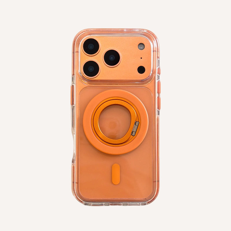 5-color magnetic + small circle 360 magnetic stand phone case