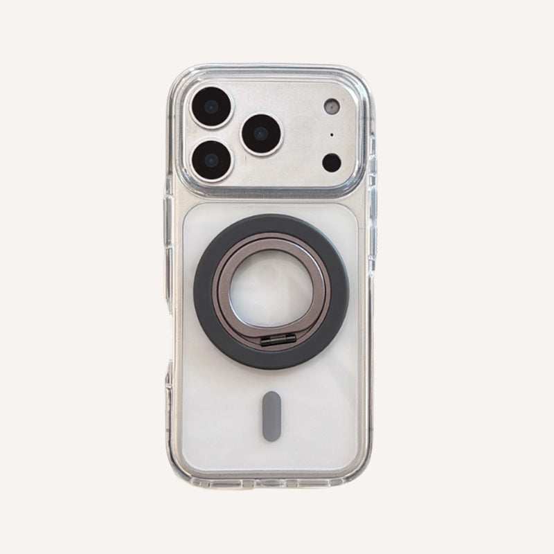 5-color magnetic + small circle 360 magnetic stand phone case