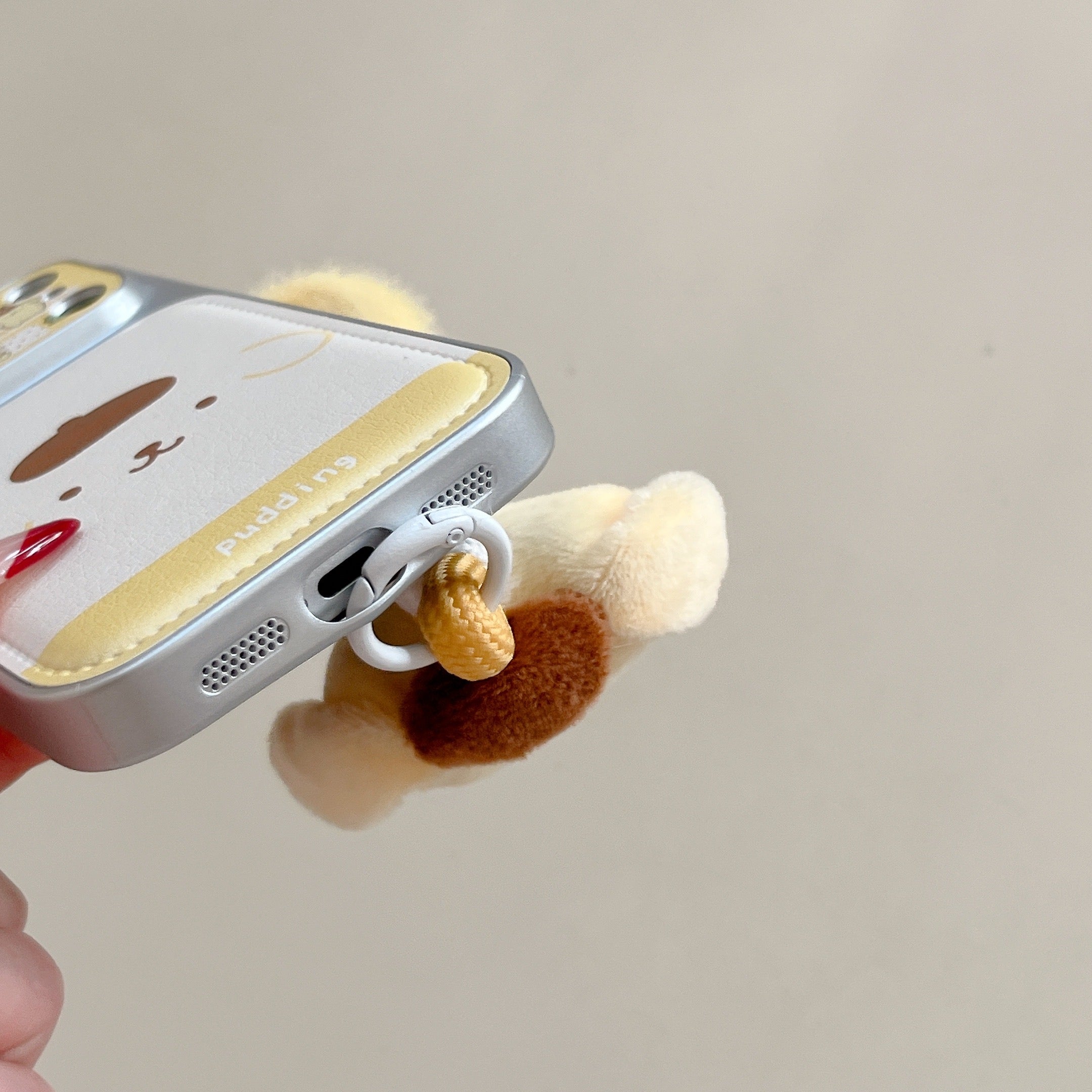 Cute Cartoon Chiikawa & Pompompurin Phone Case for iPhone 13-17 Pro Max