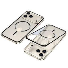 Metal frame magnetic buckle protective case for Apple phones