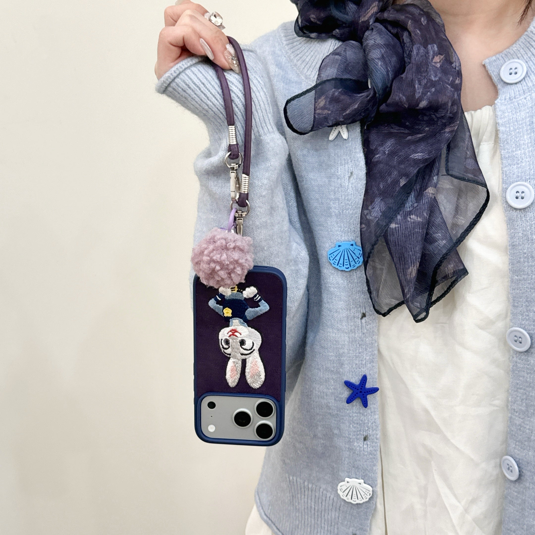 Felt Judynick Embroidered Phone Case