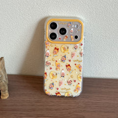 Yellow Gradient Twinkle Phone Case for iPhone 15-17 Pro Max - Full-Screen Protection - Playfulcase